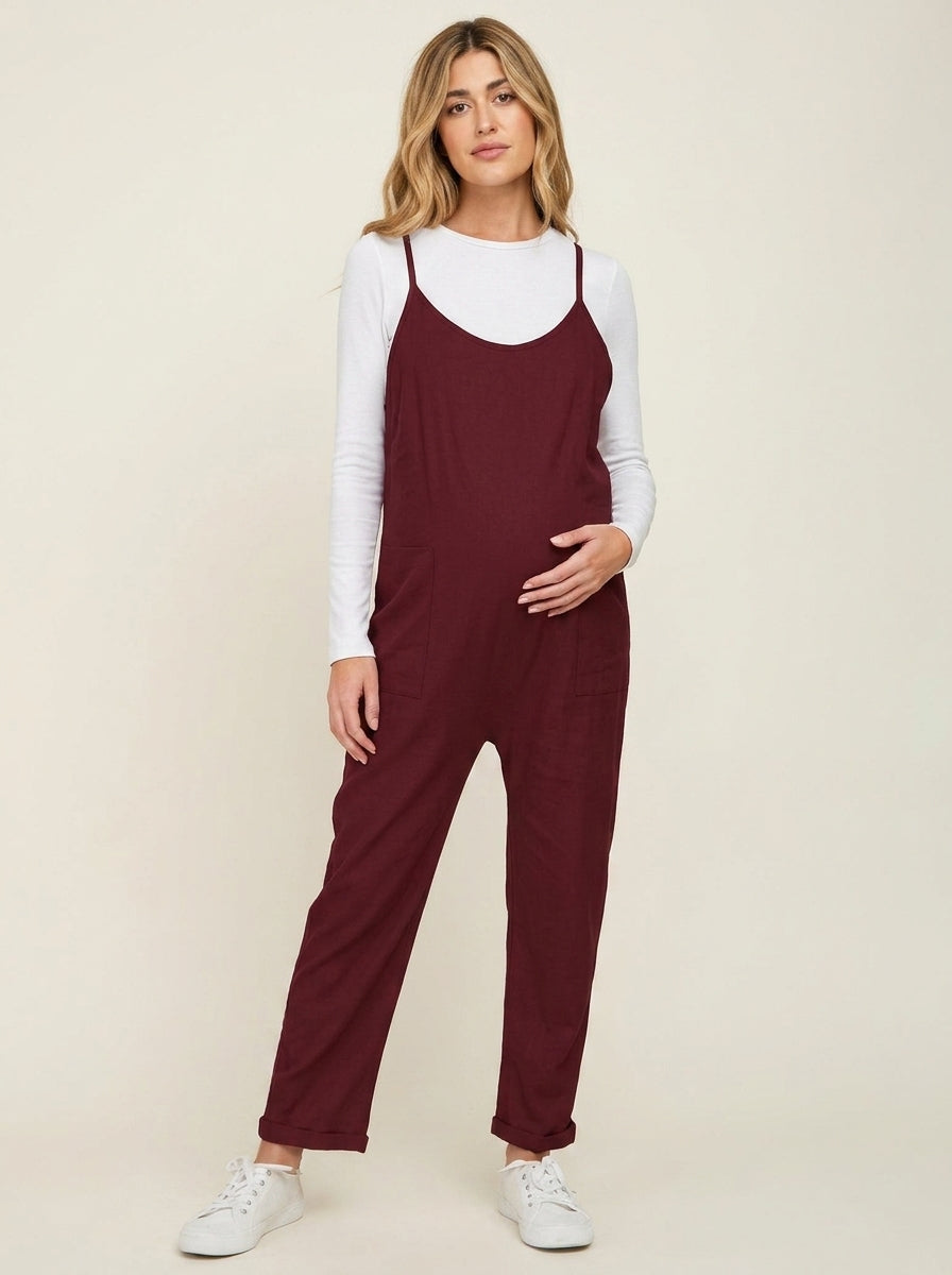 Salopette premaman oversize - Nuritalia