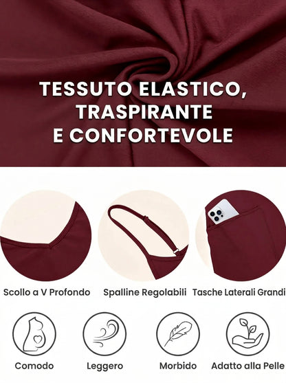 Salopette premaman oversize - Nuritalia